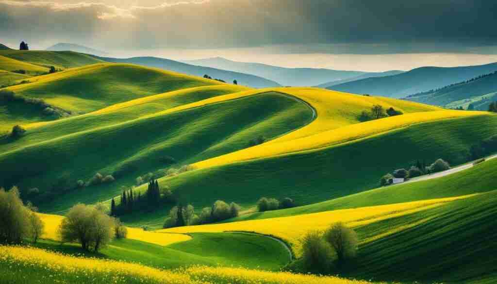 Bosnian yellow flowers