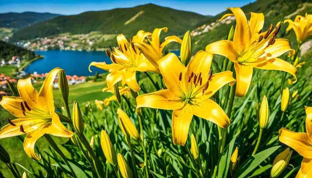 Bosnian yellow flowers