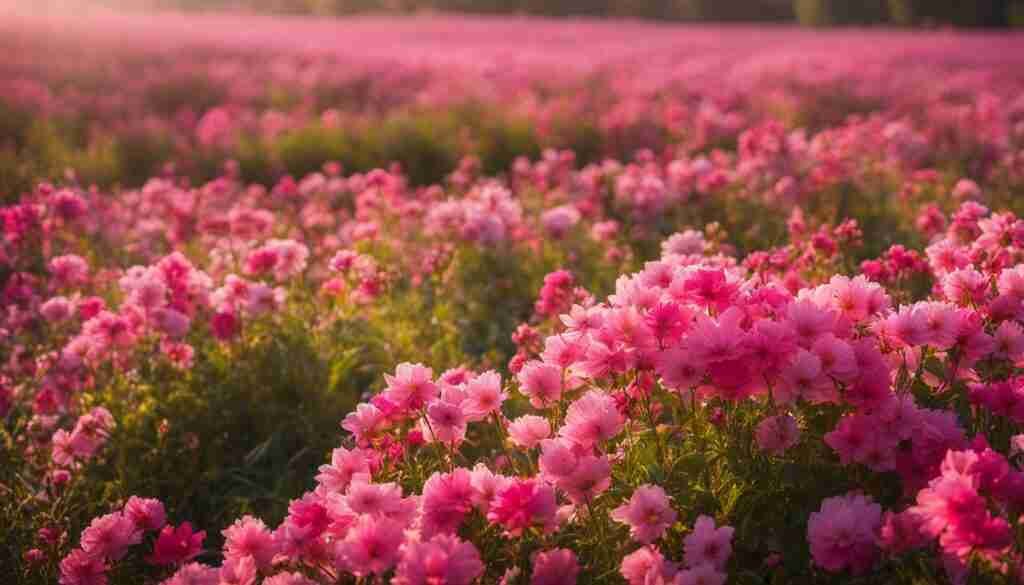 Different Shades of Pink Floral Blooms