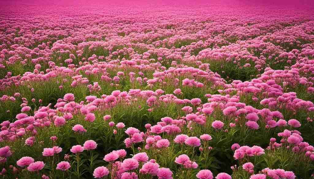 Different Shades of Pink Floral Blooms