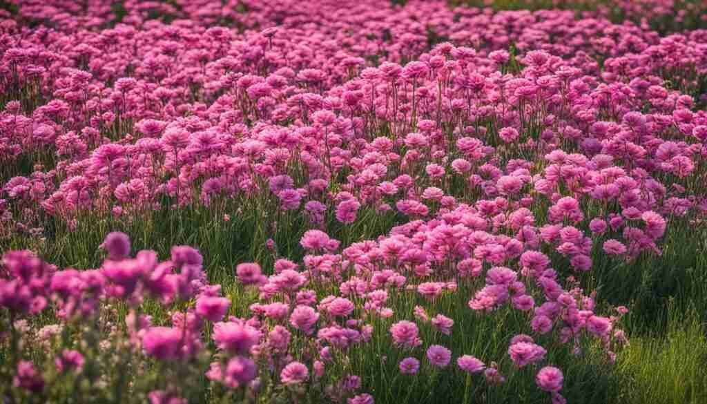 Different Shades of Pink Floral Blooms