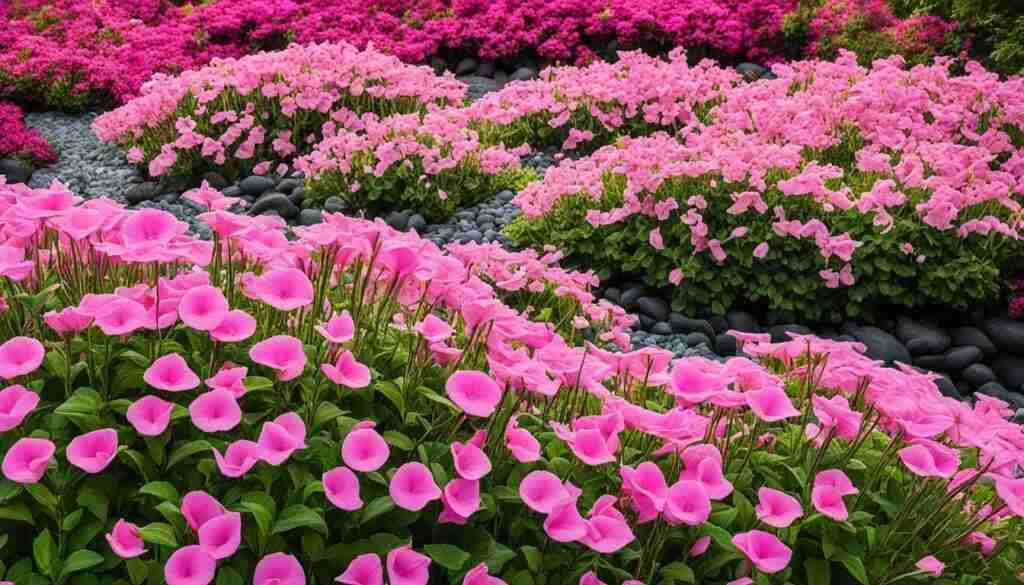 Different Shades of Pink Floral Blooms Different Shades of Pink Floral Blooms