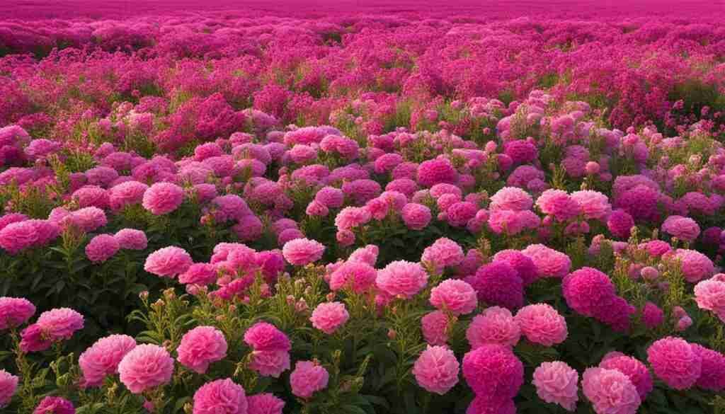 Different Shades of Pink Floral Blooms