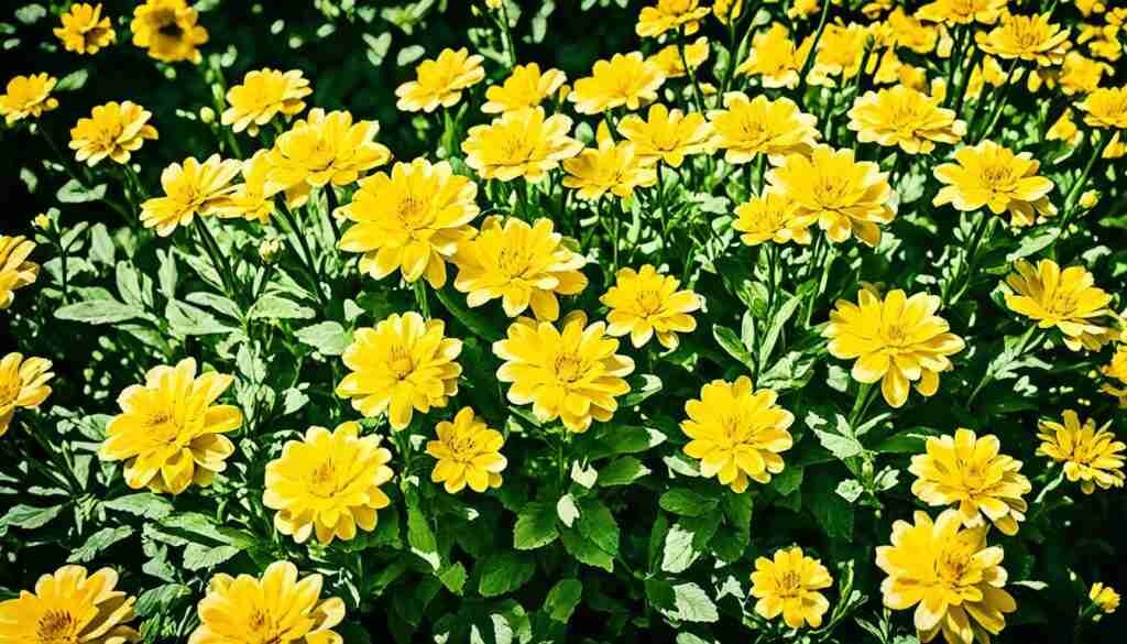 Different Shades of Yellow Floral Blooms