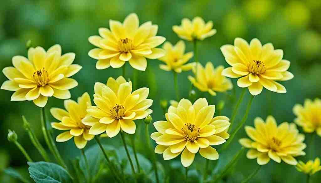 Different Shades of Yellow Floral Blooms Different Shades of Yellow Floral Blooms