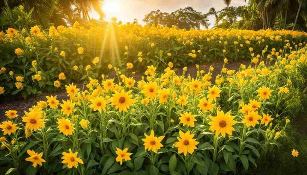 Different Shades of Yellow Floral Blooms Different Shades of Yellow Floral Blooms