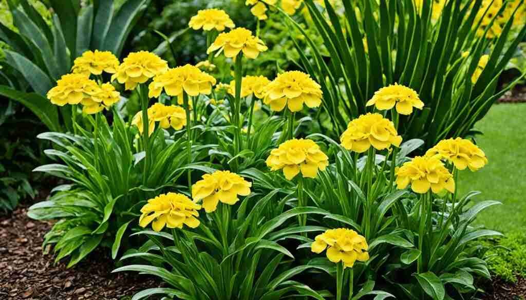 Different Shades of Yellow Floral Blooms