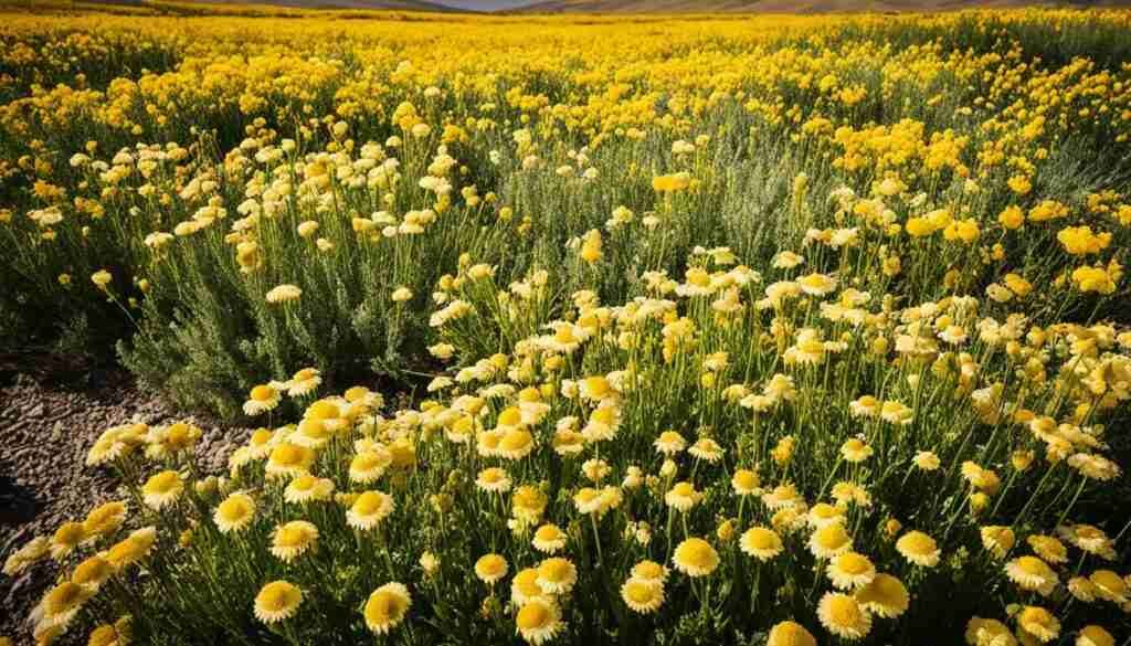 Different Shades of Yellow Floral Blooms