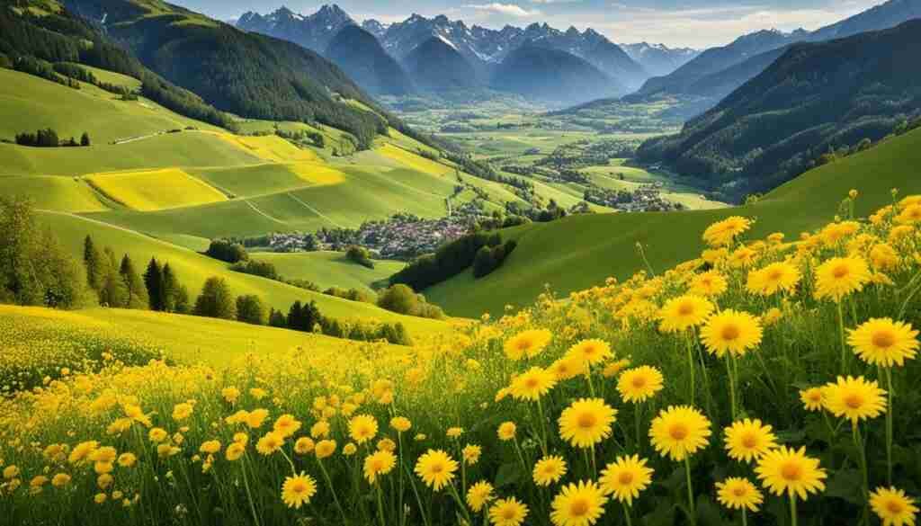 Different Shades of Yellow Floral Blooms