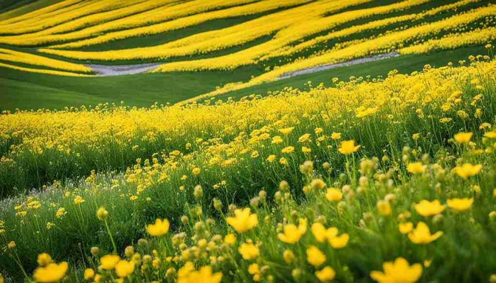 Different Shades of Yellow Floral Blooms Different Shades of Yellow Floral Blooms
