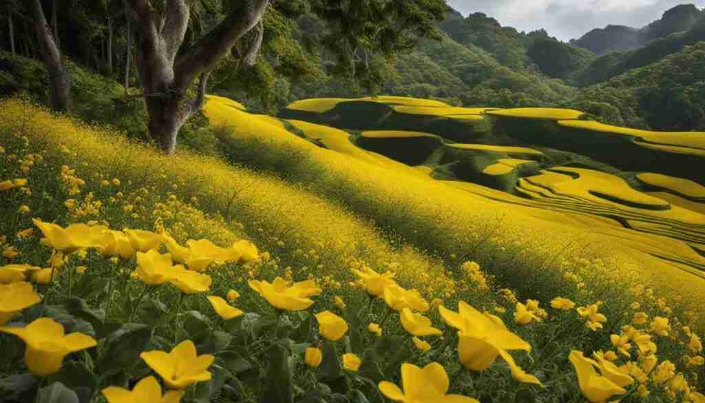 Different Shades of Yellow Floral Blooms Different Shades of Yellow Floral Blooms
