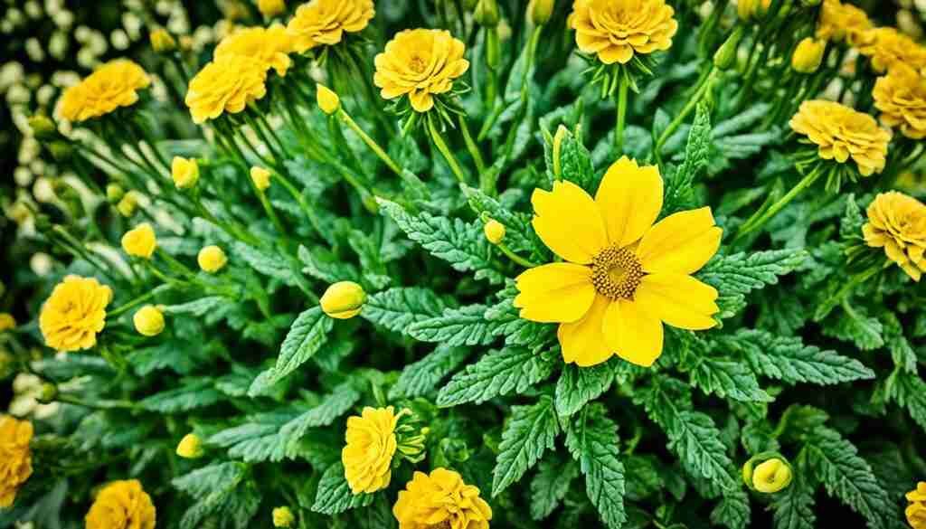 Different Shades of Yellow Floral Blooms