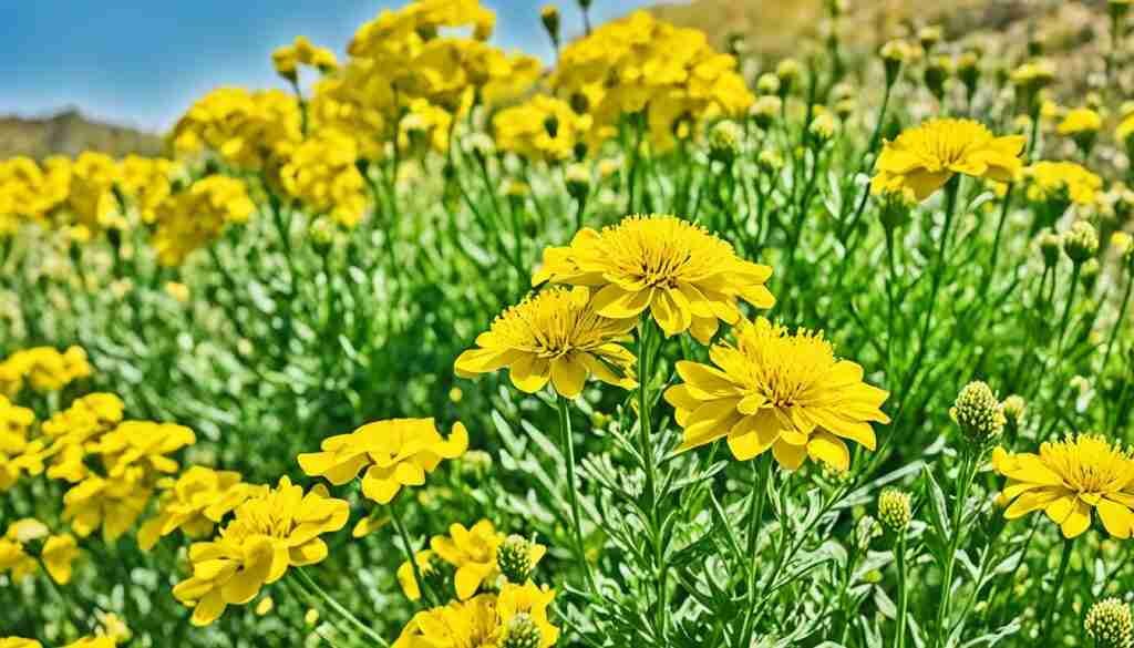 Different Shades of Yellow Floral Blooms