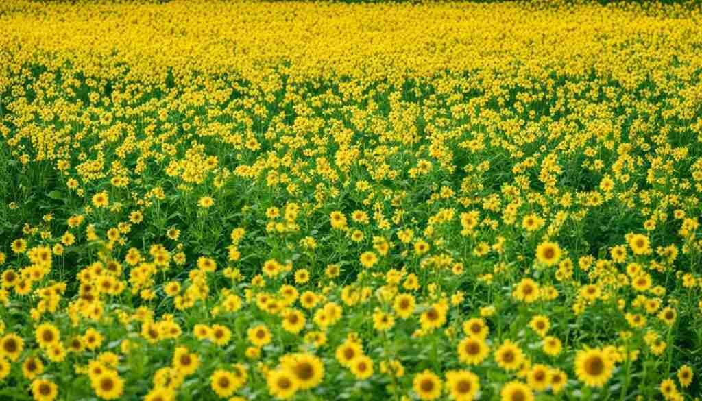 Different Shades of Yellow Floral Blooms