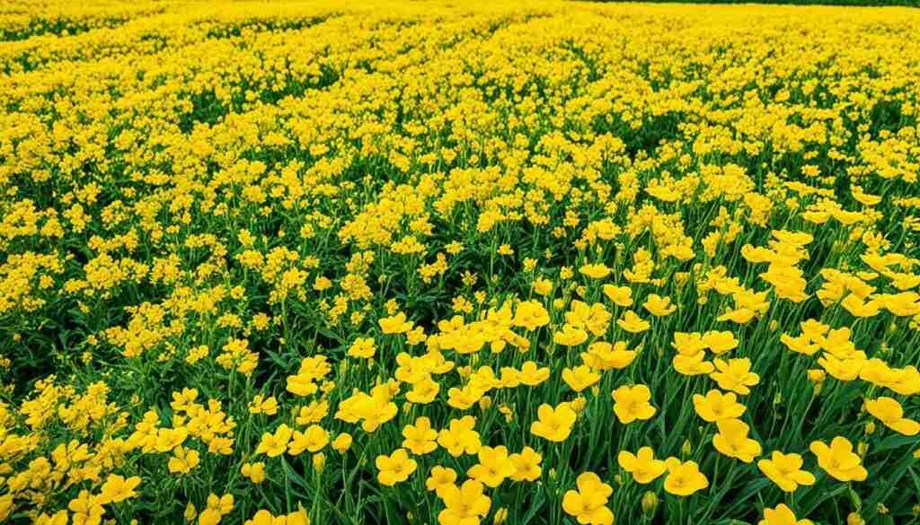 Different Shades of Yellow Floral Blooms
