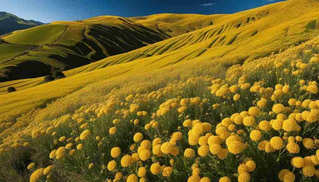 Different Shades of Yellow Floral Blooms in New Zealand
