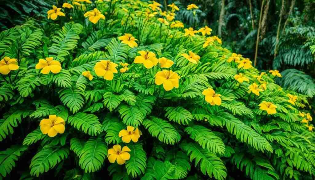 Equatorial Guinea Yellow Flowers Equatorial Guinea Yellow Flowers