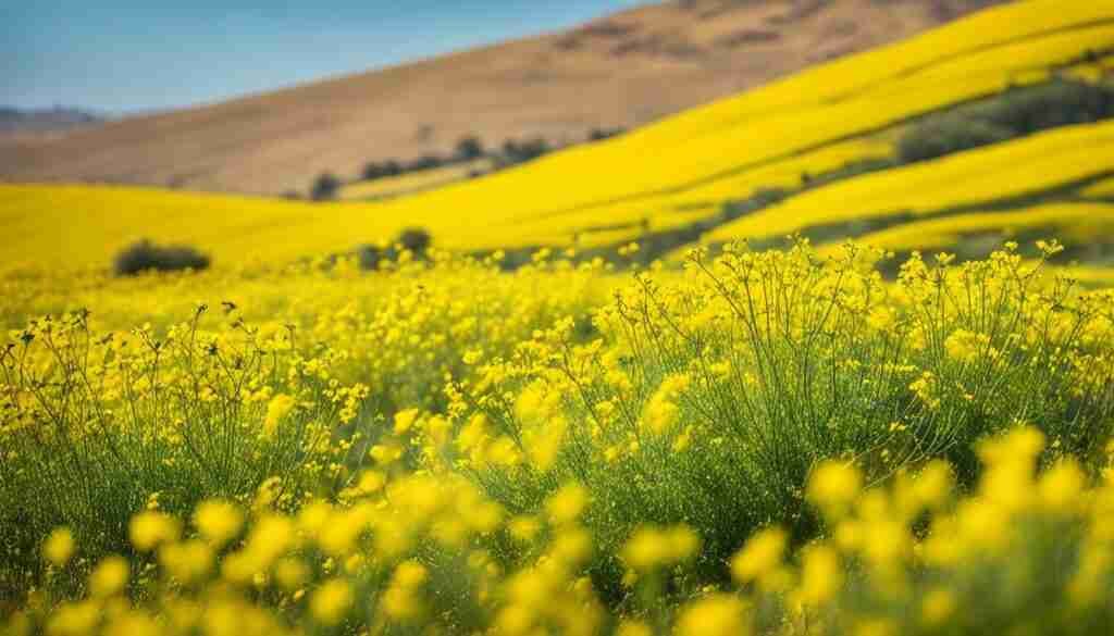 Israeli native yellow flowers
