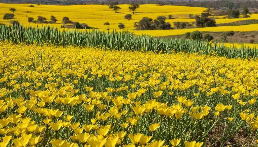 Madagascar yellow flower varieties