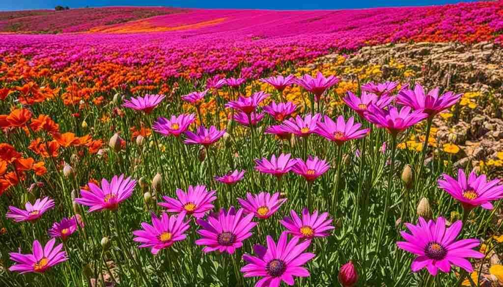 Native Pink Flowers Spain