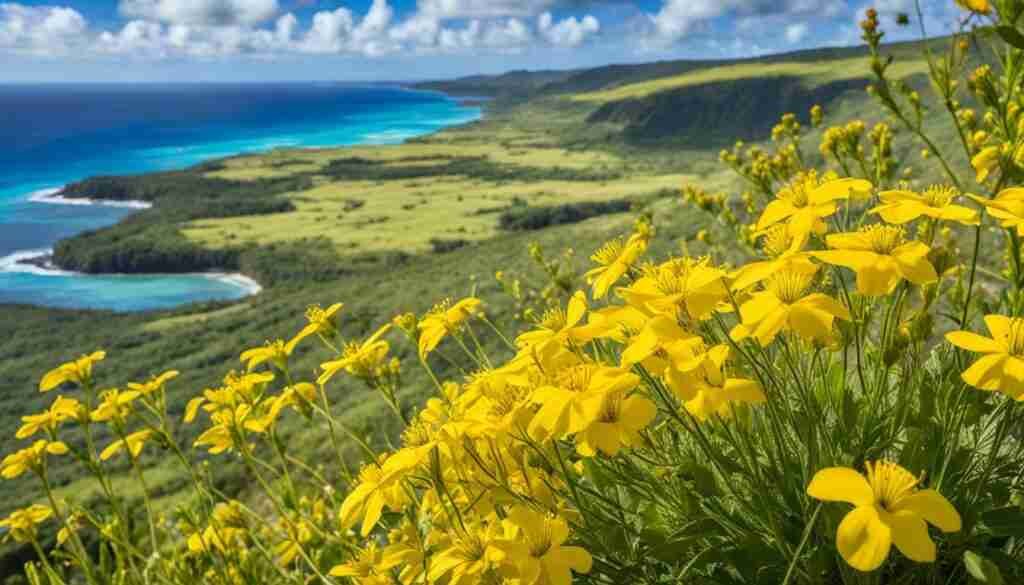 Native wildflowers Nauru Native wildflowers Nauru