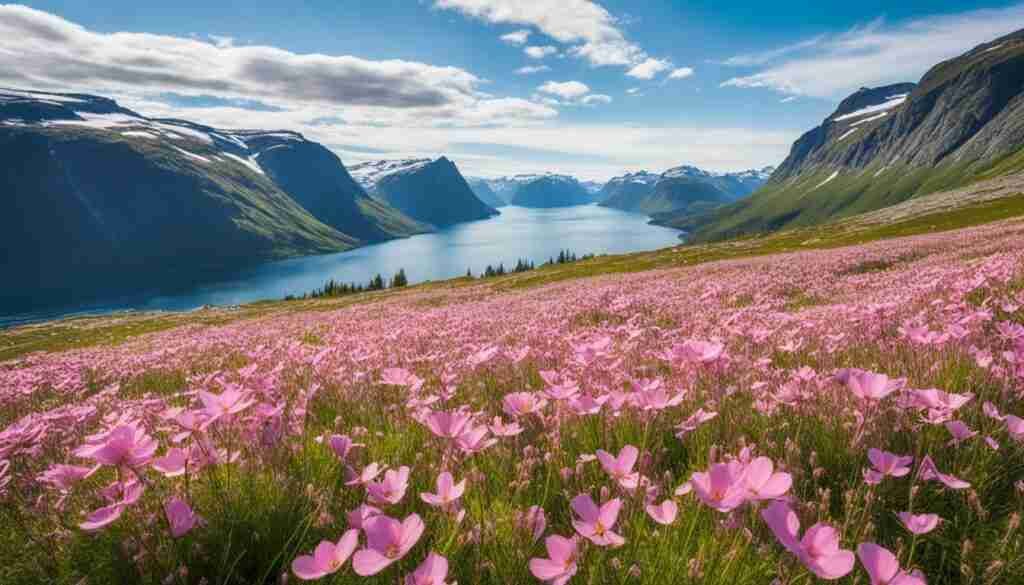 Norwegian Pink Flowers