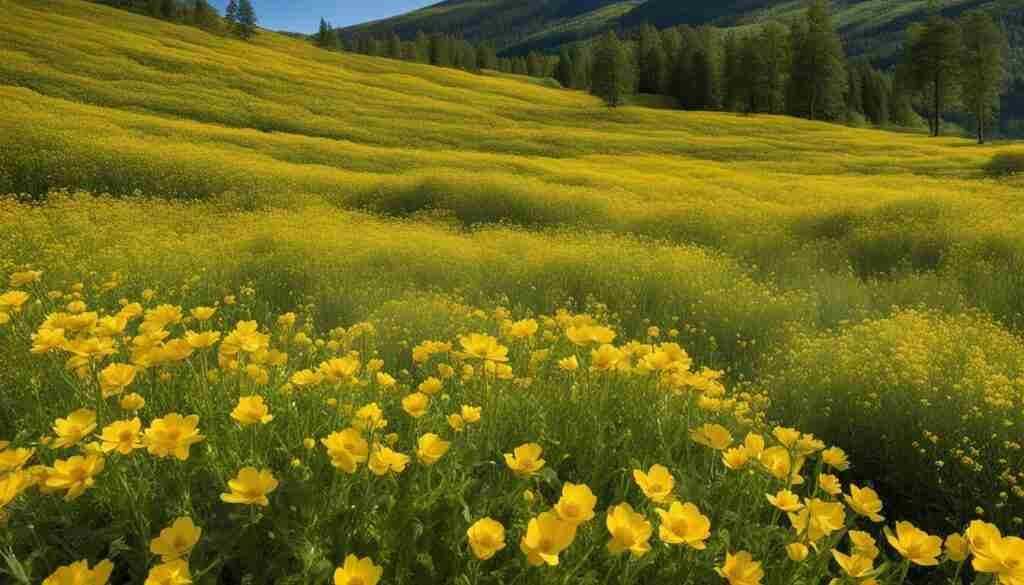 Norwegian yellow flowers Norwegian yellow flowers