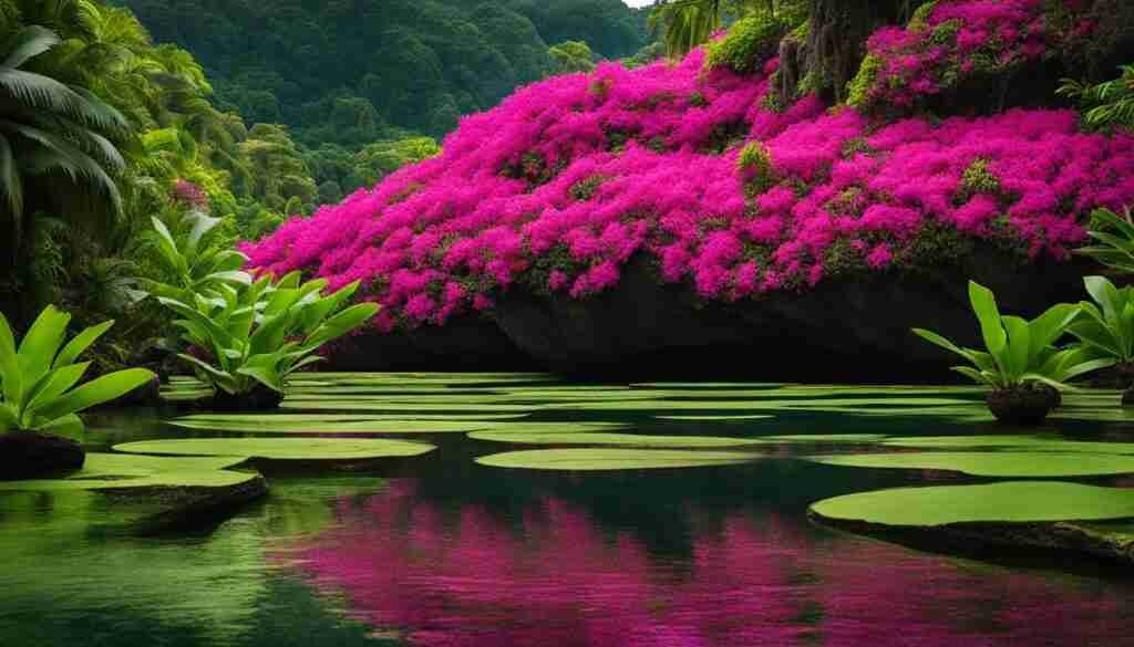 Pink Flower in Palau Culture