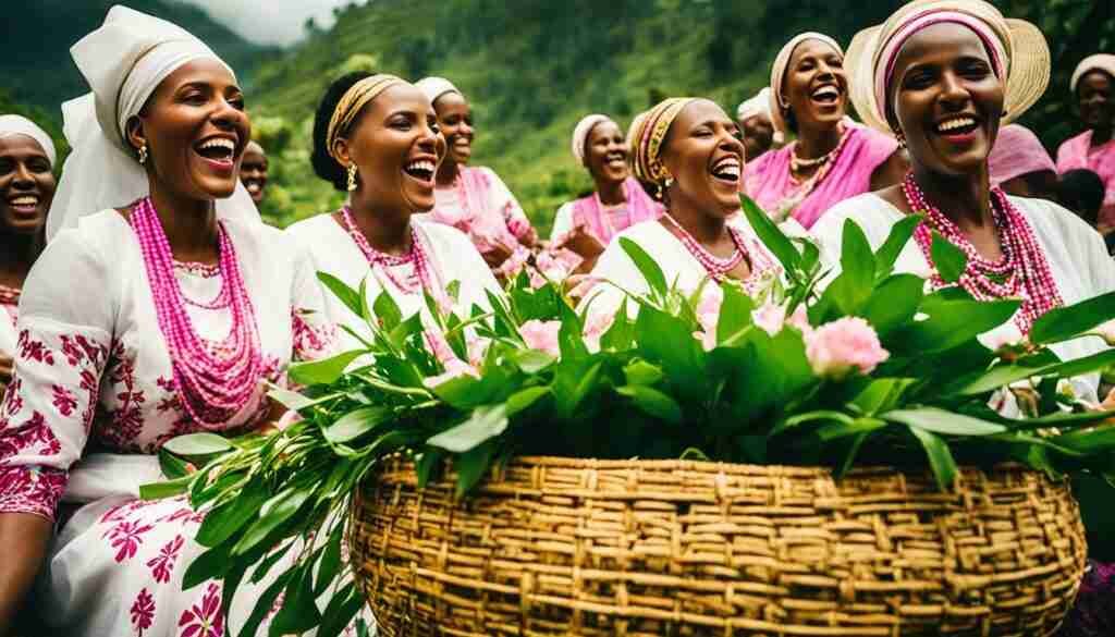 Pink Flowers in Rwandan Culture Pink Flowers in Rwandan Culture