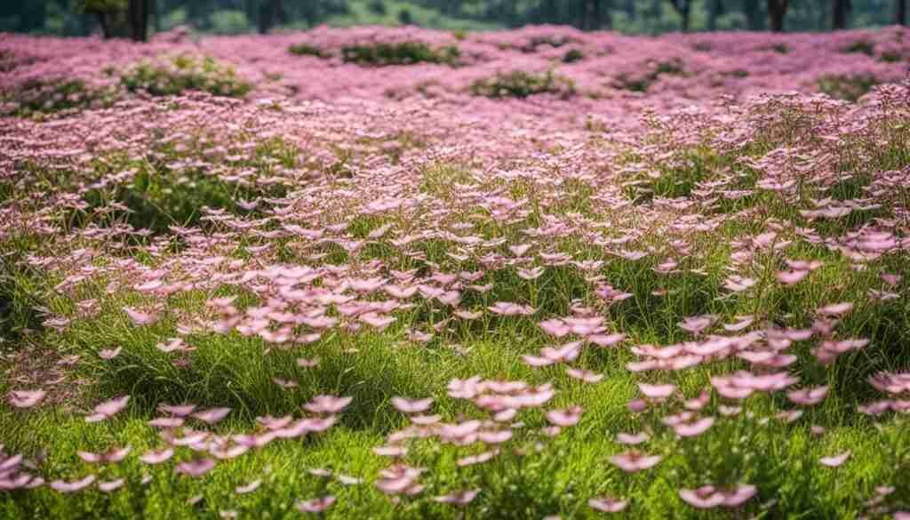 Pink Flowers in Togo