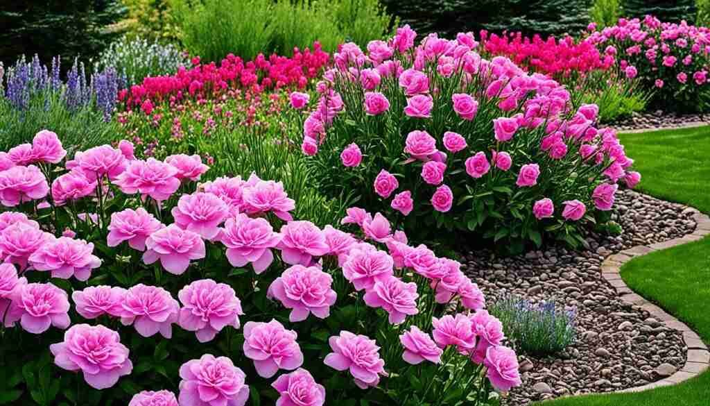 Pink Flowers in Wyoming Gardens