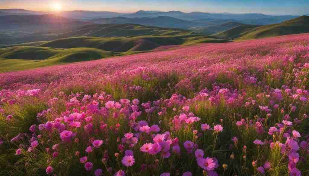 Pink Wildflowers in Oklahoma
