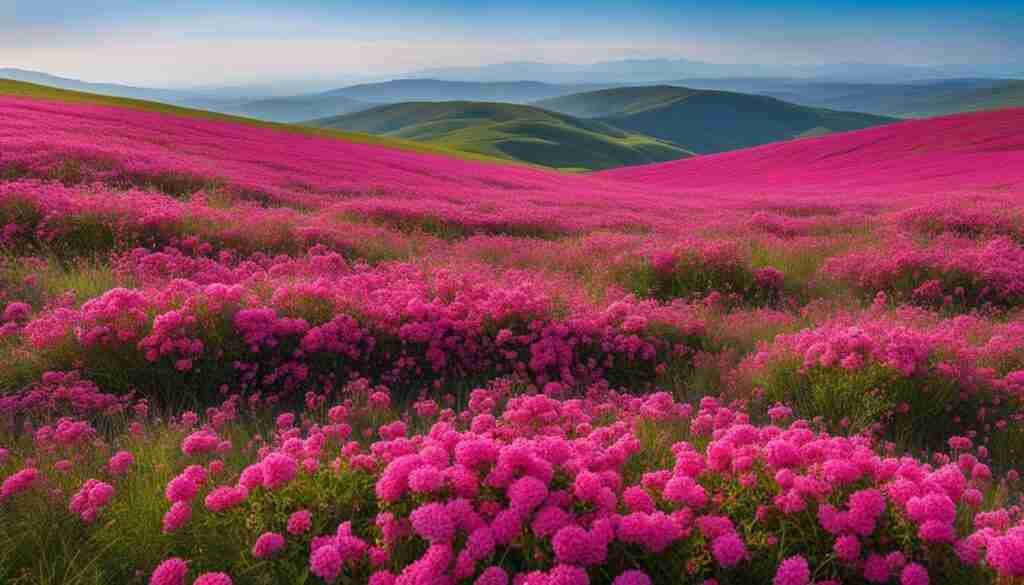 Pink floral diversity in Nebraska