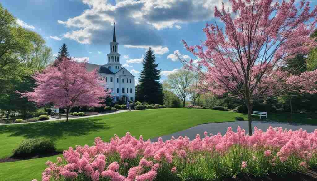 Pink flowering trees in Pennsylvania
