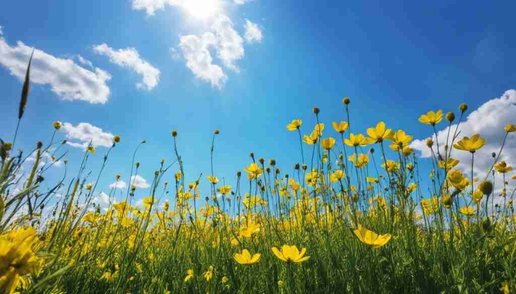 Polish yellow flowers