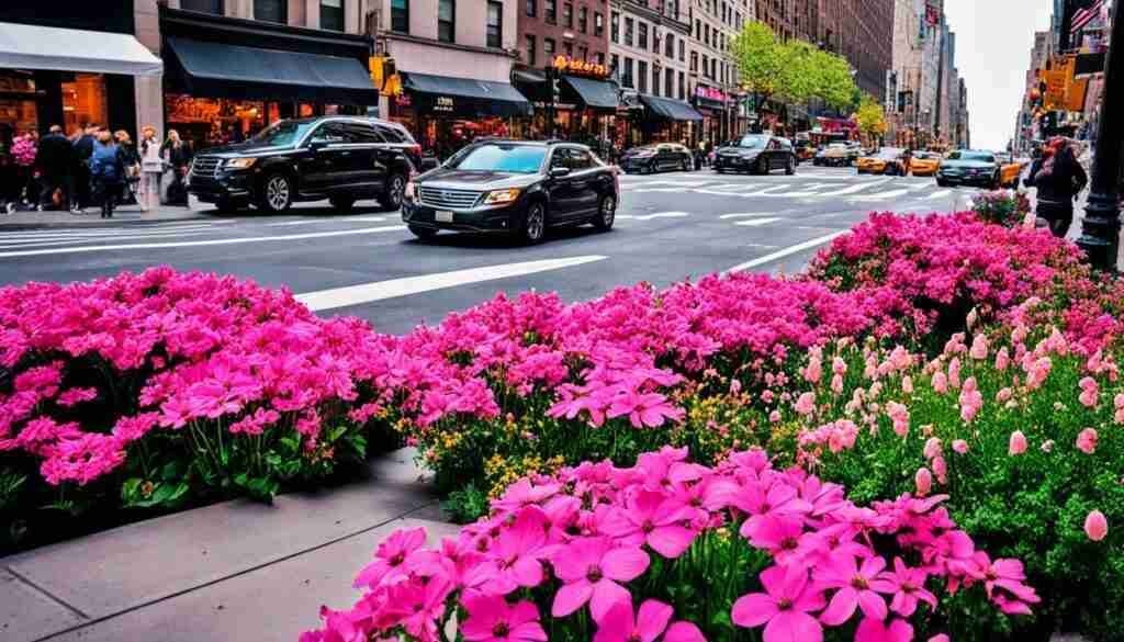 Popular Pink Flowers in New York