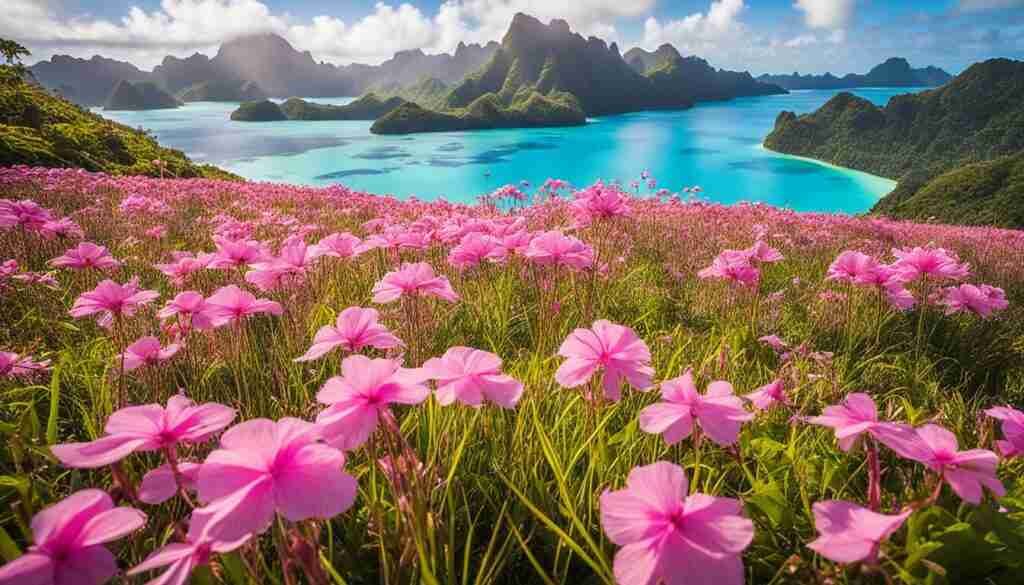 Popular Pink Flowers in Palau