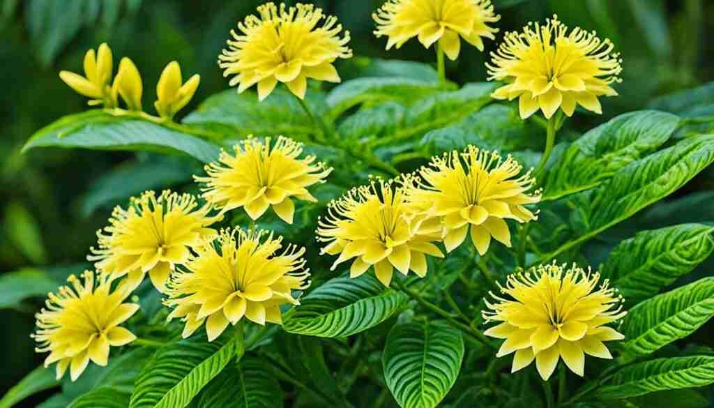 Rare Yellow Flower Species Saint Lucia