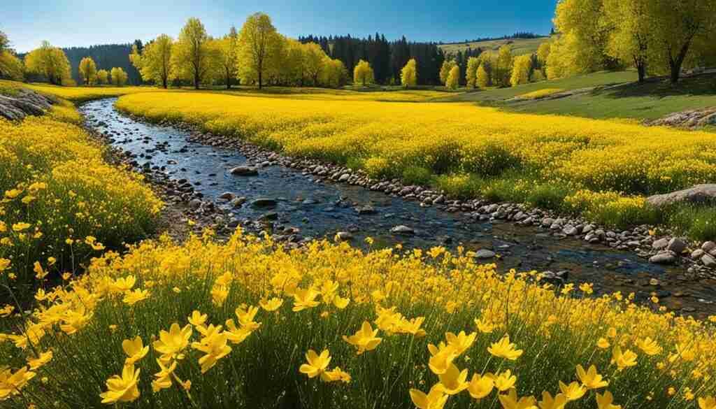 Yellow Floral Blooms