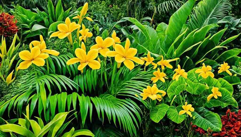 Yellow Flower Types in Saint Lucia