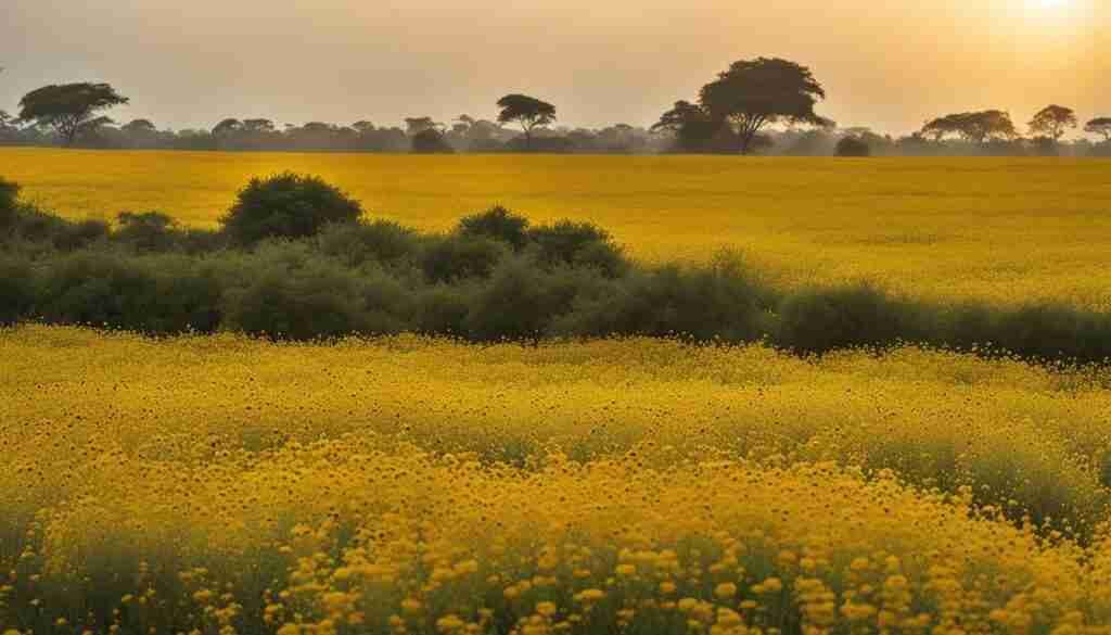 Yellow Flower Varieties in Benin