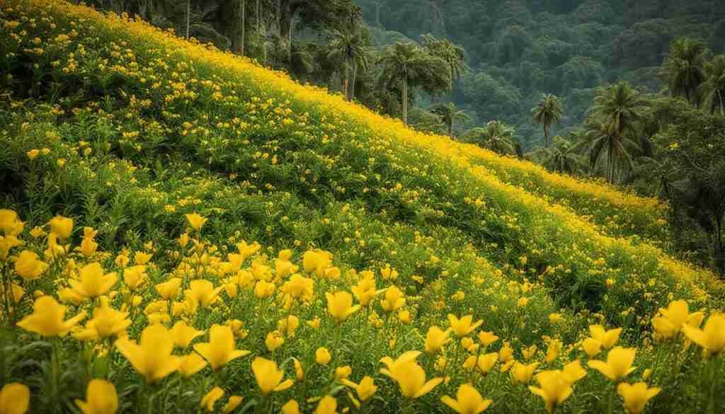 Yellow Flower Varieties in Cambodia