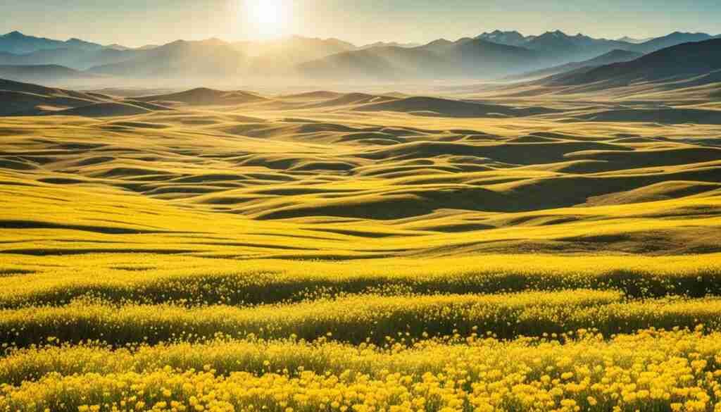 Yellow Flower Varieties in Mongolia