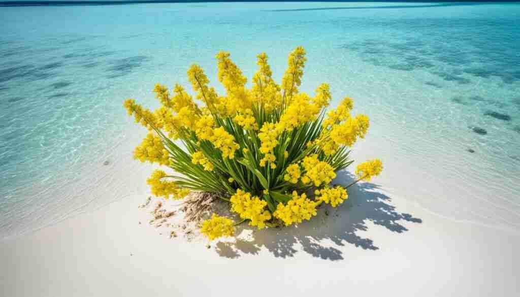 Yellow Flower Varieties in the Maldives