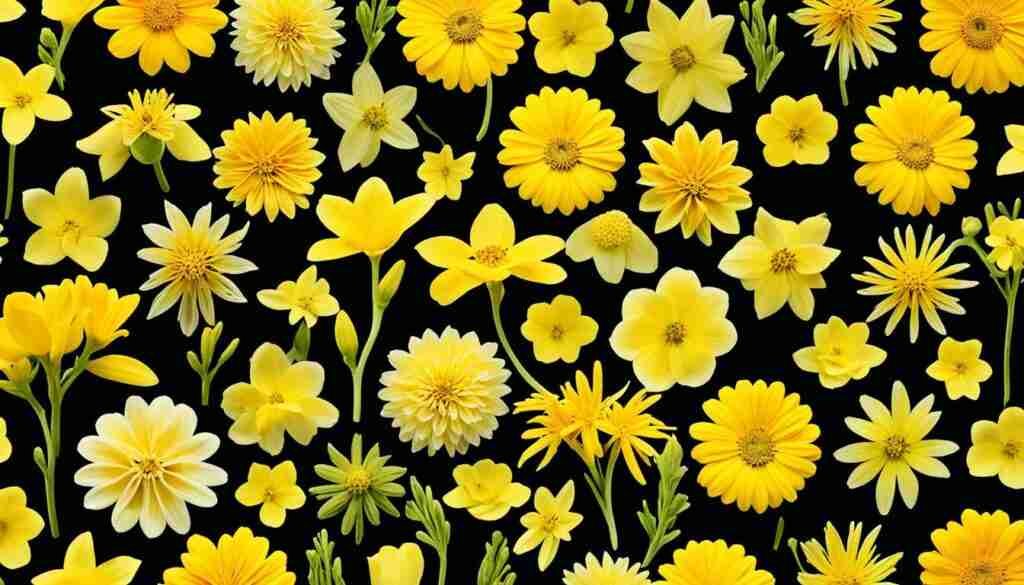 Yellow Flower species list
