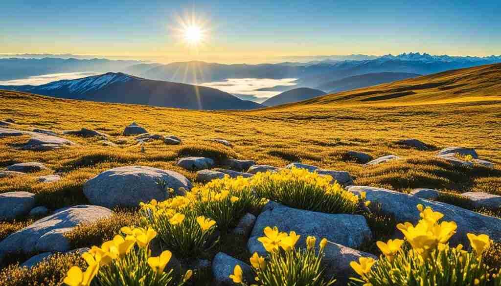 Yellow Flowers in Argentine Patagonia