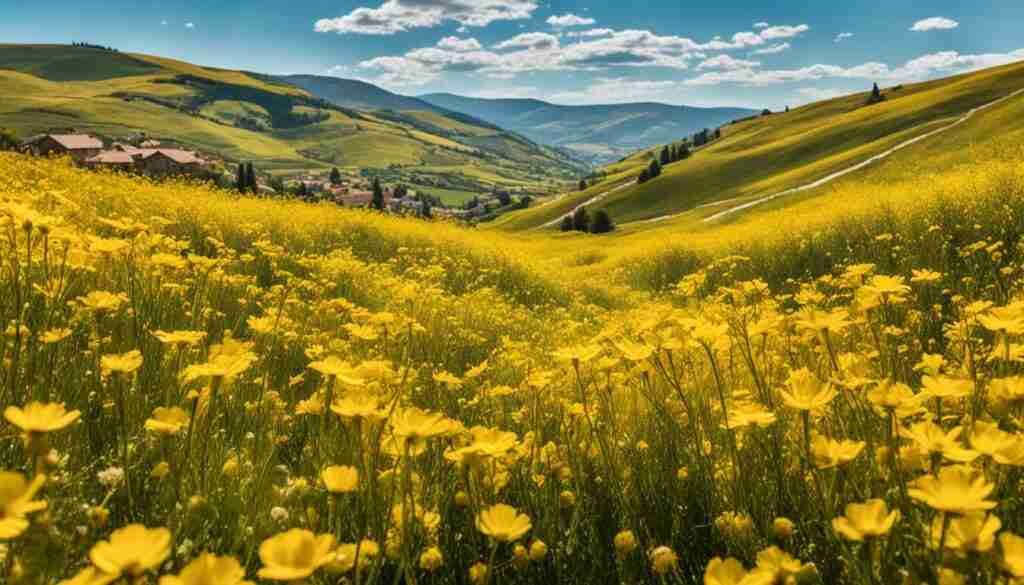 Yellow Flowers in Kosovo