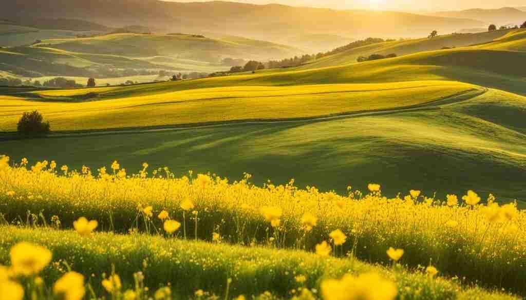 Yellow Flowers in Moldova