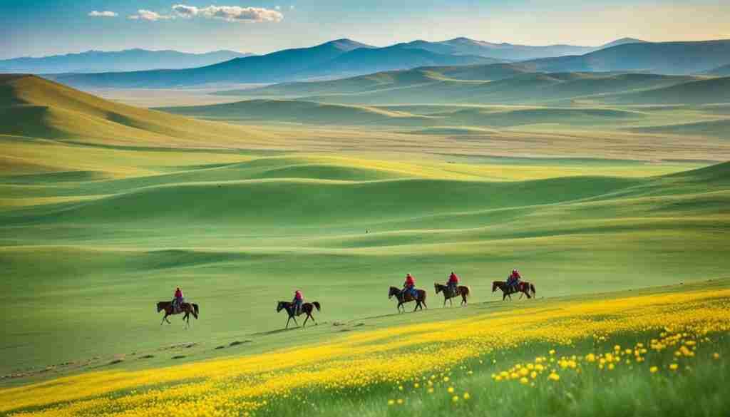 Yellow Flowers in Mongolian Culture
