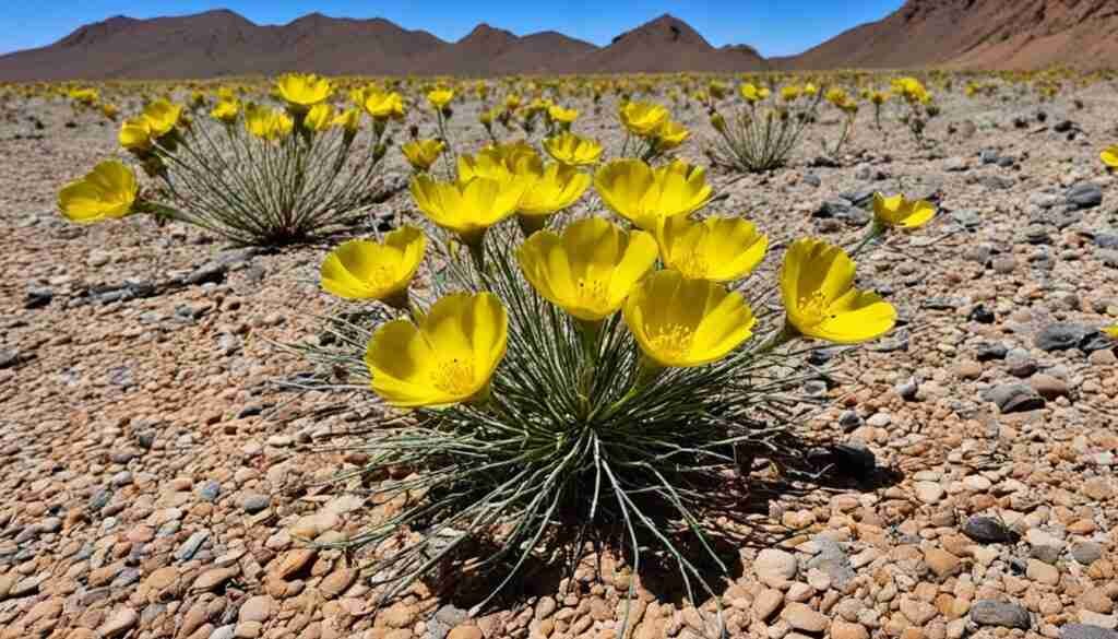 Yellow flower species in Namibia Yellow flower species in Namibia
